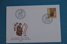 PTT, FDC, Pro Patria, Bundesfeiermarken, 24.5.1988