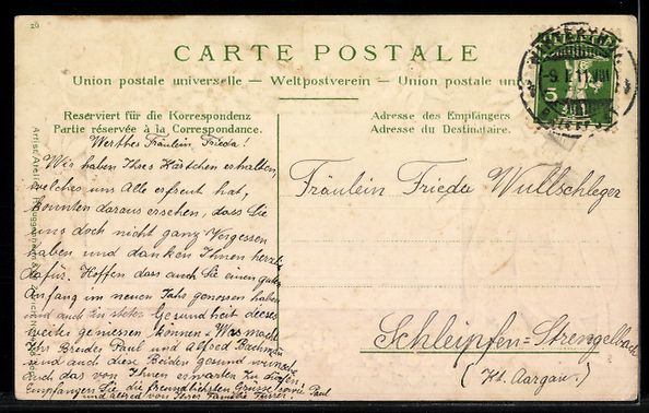 Ansichtskarten: AK Winterthur, Ortsansicht – Gebraucht aus Berlin von bartko-reher 1