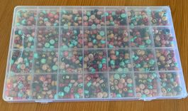 Box Bastelperlen Buchstaben bunt (ca 900 Stk.)