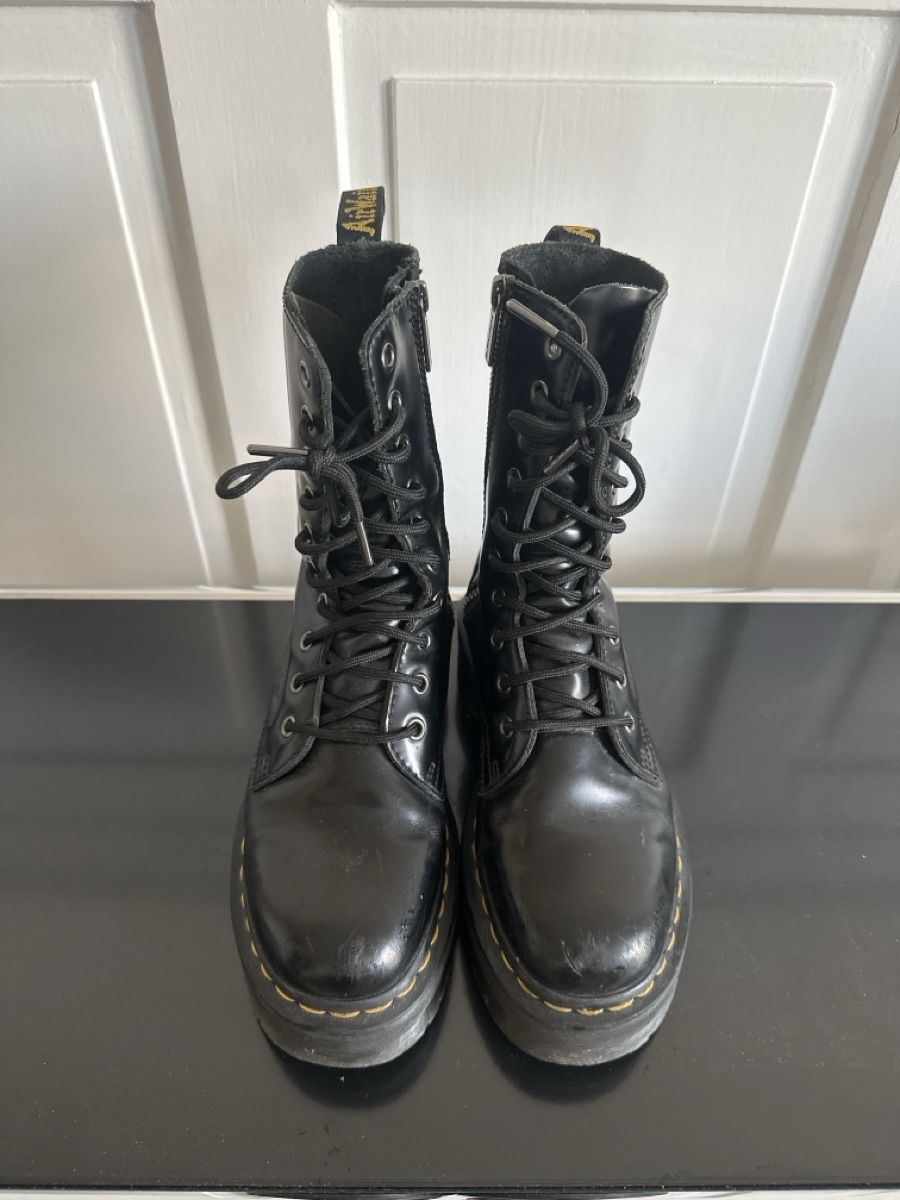 Dr. Martens Herrenschuhe: Dr. Martens Plateau Boots, Schwarz, Grösse 38 – Gebraucht aus Zürich von smeiteli