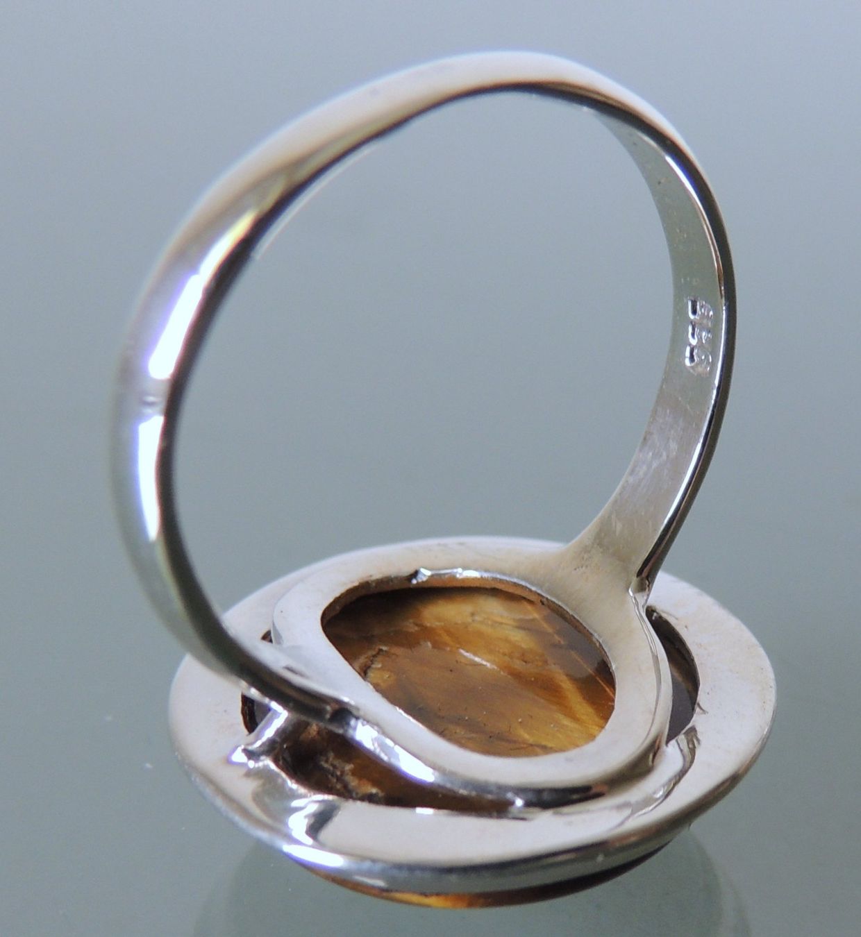 Anelli: Silber 925 Tigerauge Fingerring Gr. 57 – Nuovo e nell'imballaggio originale da Waldenburg venduto da schaller707 4