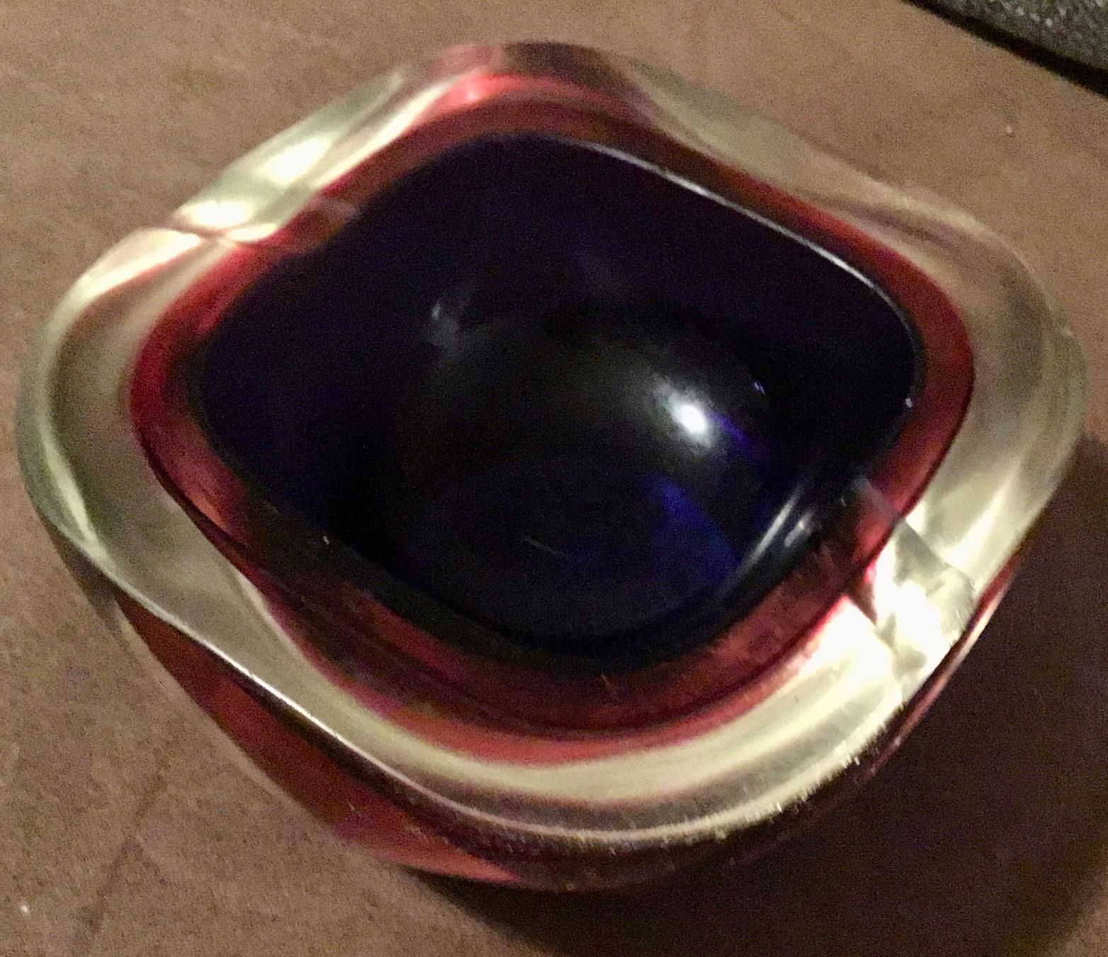 Murano Portacenere: Murano Glas Schale, Vintage Aschenbecher – Usato da Schlieren venduto da Jeajet 3