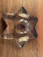 Kerzenständer Sternform  Glasi Hergiswil ✨