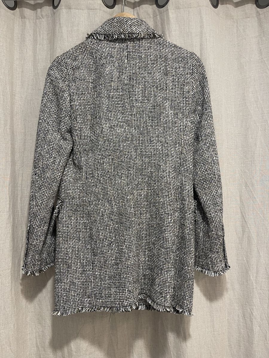 Hallhuber Giacche: Hallhuber Boucle Tweed Blazer grau Versand 9.- – Nuovo (secondo la descrizione) da Meilen venduto da ana9 3