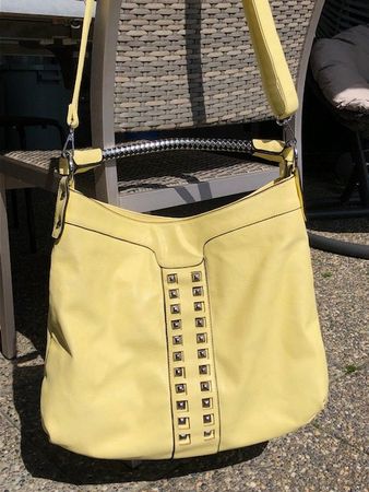 Tasche Handtasche Umhängetasche gelb