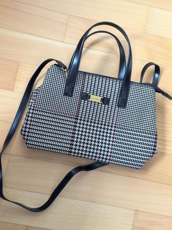 Ralph Lauren Handtasche, neuwertig, schwarz-weiss kariert