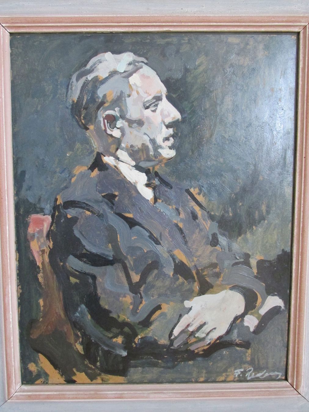 Tableaux: Ölbild: Portrait eines Herrn 1932 / Franz Rederer – D'occasion à Winterthur par mat_q5d5 1
