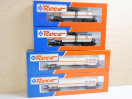 ROCO 4 x Gas-Tankwagen Set 46204/46072 - Top Modelle H0