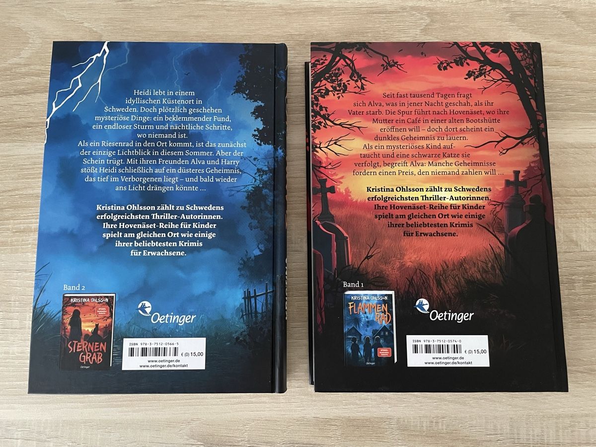 Libri: Kristina Ohlsson: Flammrad & Sternengrab - 2 Bücher! – Usato da Frauenfeld venduto da dan_ygp2 1
