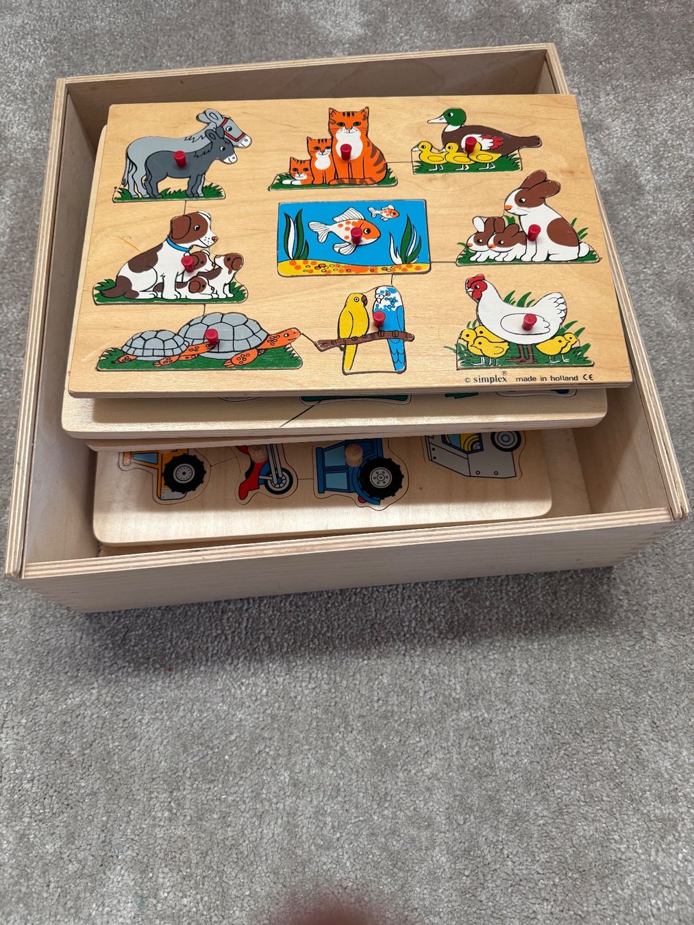 Giocattoli: Holz Steck Puzzle – Usato da Winkel venduto da gatta 3