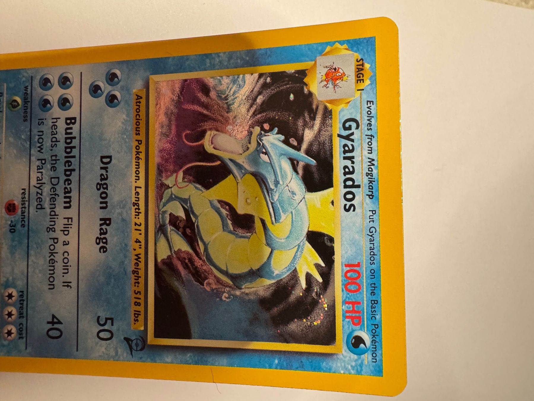 Pokémon Carte collezionabili: Pokémon Karte Gyarados – Nuovo (secondo la descrizione) da Aarau Rohr venduto da mic_d6nr 6