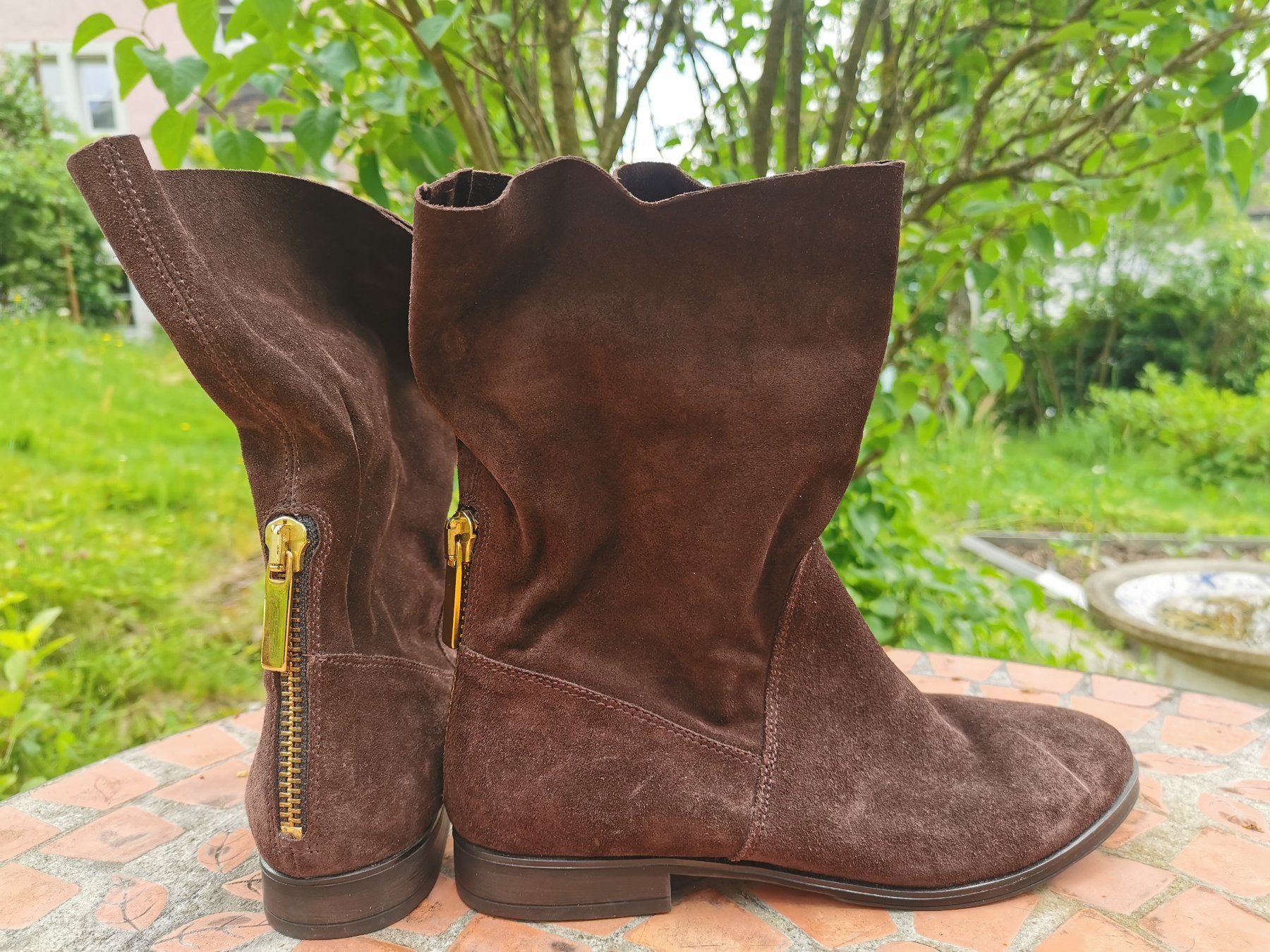Chaussures femmes: Wildleder-Stiefelette Free Flex – D'occasion à Luzern par buypie 1