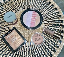 Lot maquillage teint - blush, bronzer, highlighter