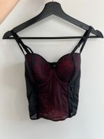 Passionata bustier corset noir & rouge taille 75D