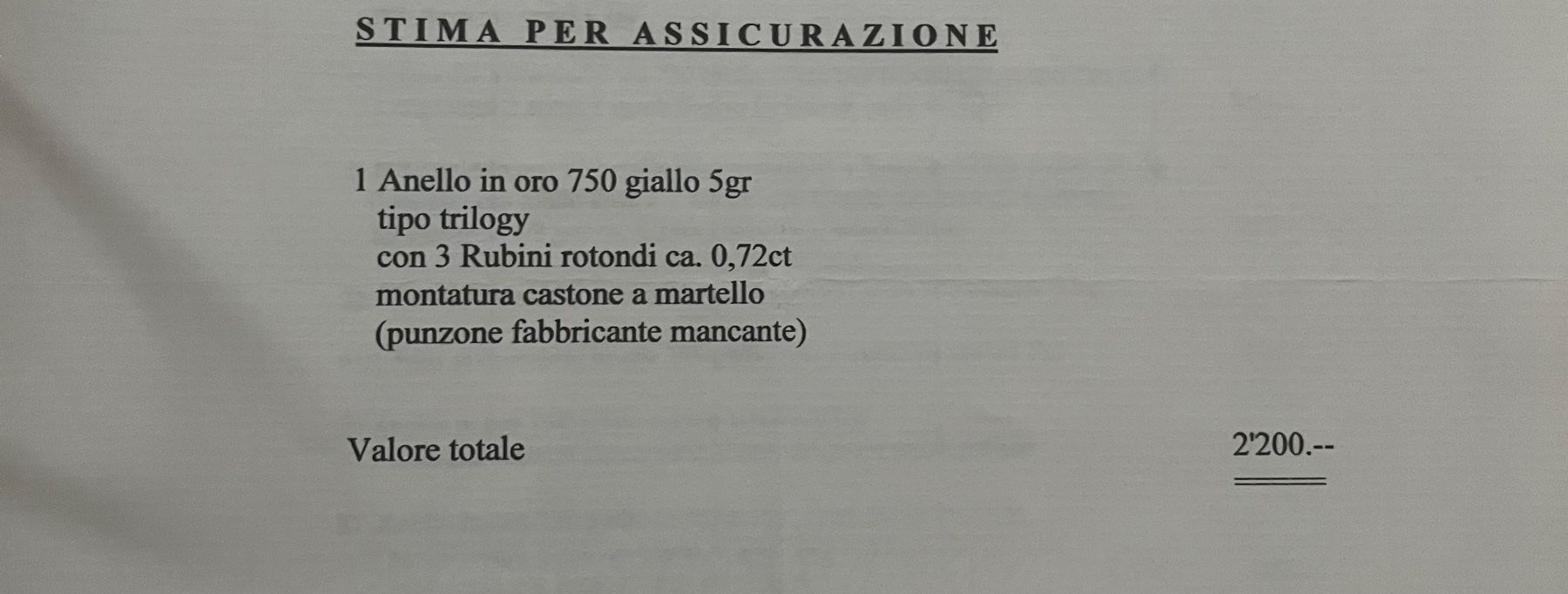 Anelli: Anello in oro con rubino – Usato da Sementina venduto da Bra_momo79 3