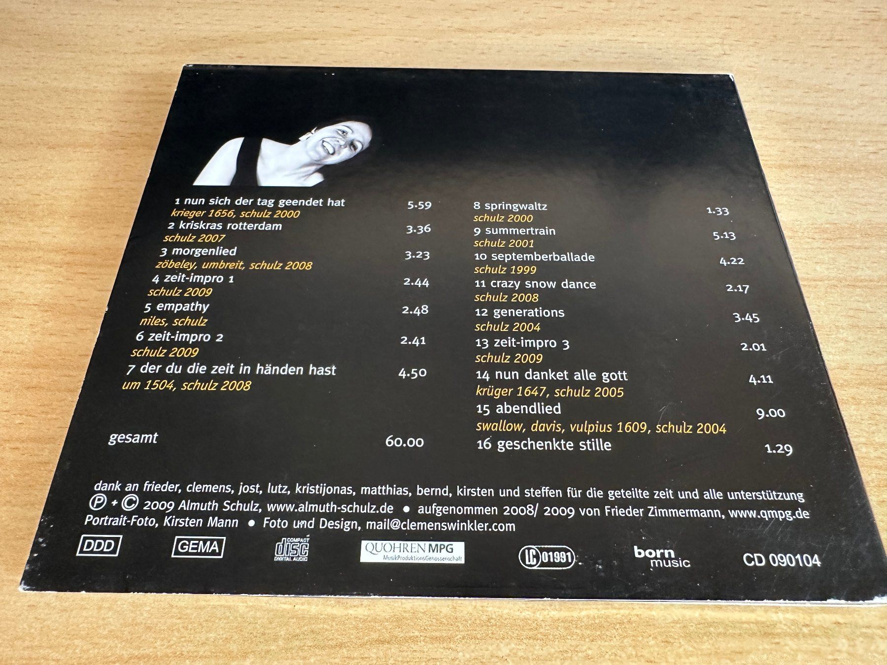 CD: Almuth Schulz – Alles Hat Seine Zeit – Usato da Rikon im Tösstal venduto da Alpenmutz 1