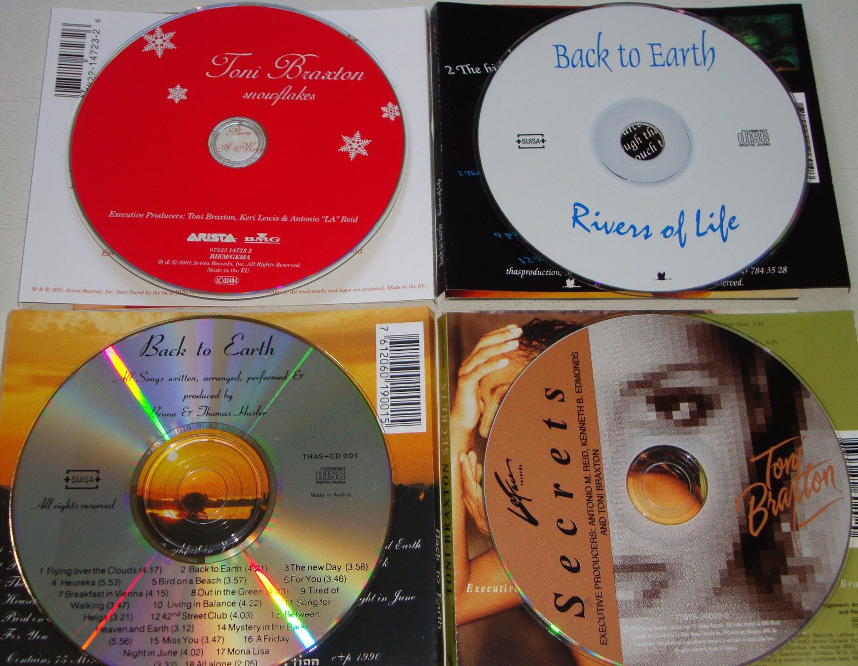 CD: 4CD's - Toni Braxton X 2 & Back to Earth X 2 – Usato da Unterbäch VS venduto da diquq 6