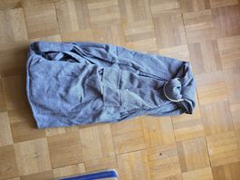 Babytragetuch Ring Sling grau