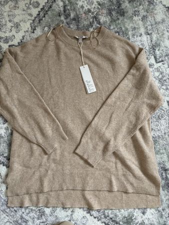 Esprit Premium Wollpullover Beige, Gr. M, Neu mit Etikett!