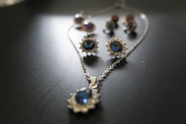 Ohrschmuck und Kette Set neu und ungetragen