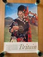 originales britisches Tourismusplakat aus der Mitte der 1950
