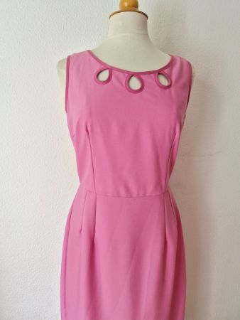 KLEID DRESS L 40 DAISY DAPPER RETRO , TOP ZU JACKE BLAZER