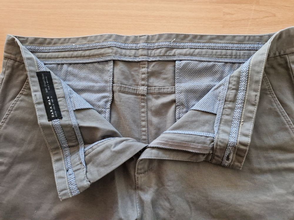 Zara Pantaloni: Herren Hose Grau Gr. 46 Zara Man kurz geschnitten – Usato da Neuhausen am Rheinfall venduto da Alchimista 1