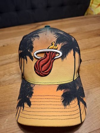 Kappe Nba Miami Heat Sommer Stadt 9Forty Trucke gelb