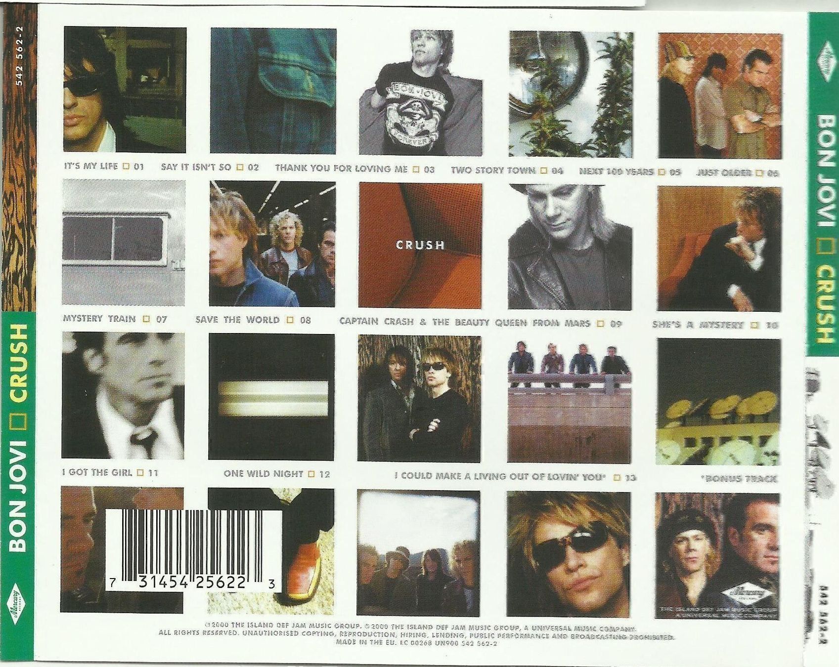 CD: CD Bon Jovi CD Crush – Usato da St. Margarethen TG venduto da ursk10 1