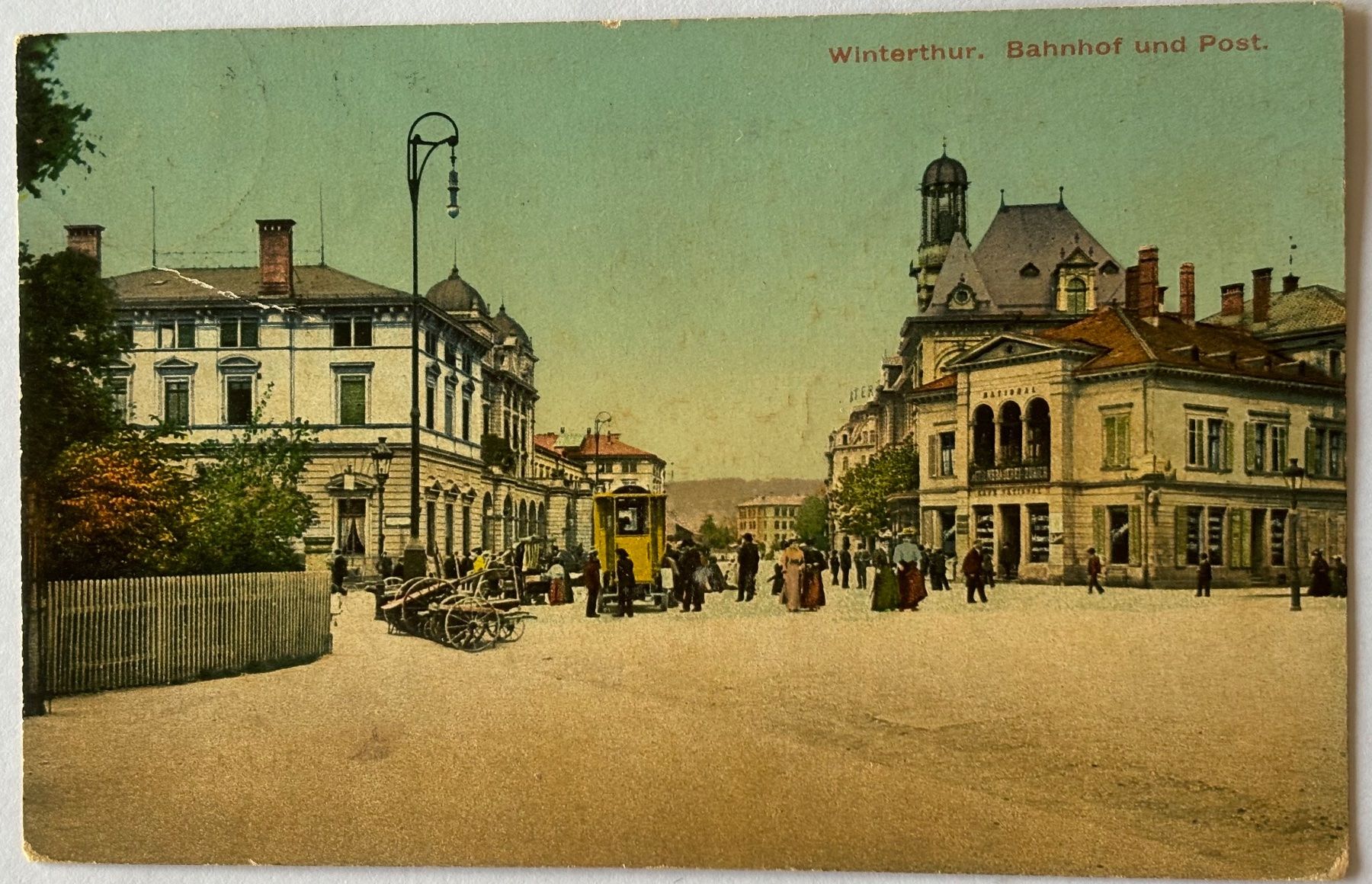Cartes postales: Winterthur, Bahnhof, Post, Tram – D'occasion à Frauenfeld par Merk52