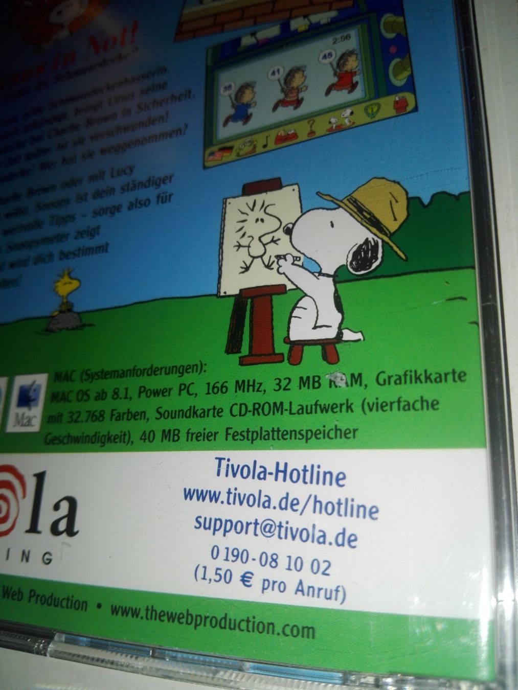 Jeux: Snoopy - Linus in Not!  (CD-Rom 'WIN & MAC')      -De & Eng- – D'occasion à St. Gallen par elkapone 6