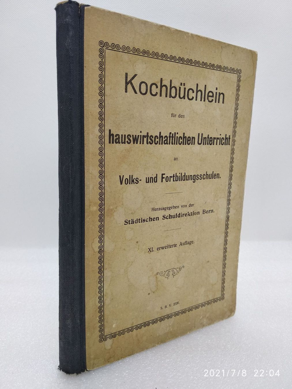 Bücher: KOCHBUCH 1921 – Gebraucht aus Goldach von Gaip 8