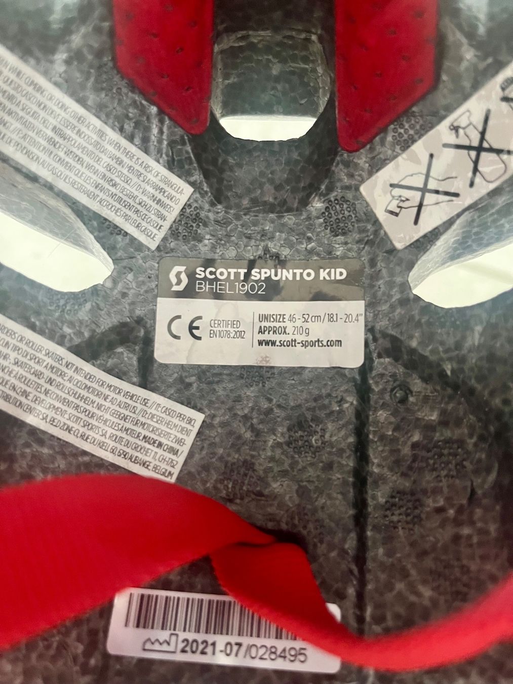 Caschi: SCOTT Helmet Spunto Kid – Usato da Kloten venduto da Marketulda 2