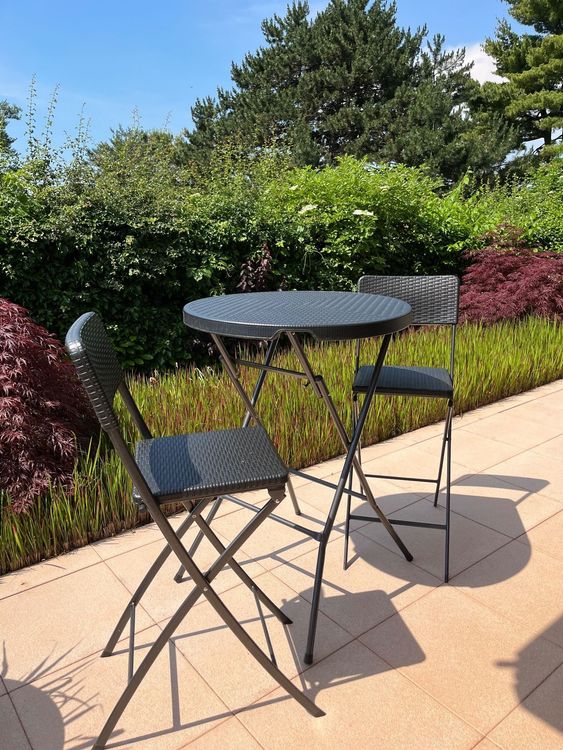 Stehtisch mit Barstühlen für den Garten Kaufen auf Ricardo