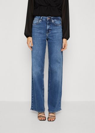 ONLY Madison Blush Wide Leg Jeans Grösse L Länge 32