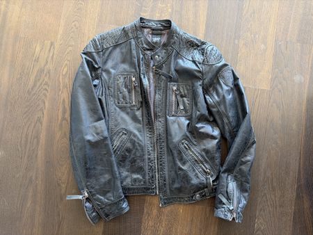 Lederjacke Gipsy schwarz Grösse S/M  guter Zustand
