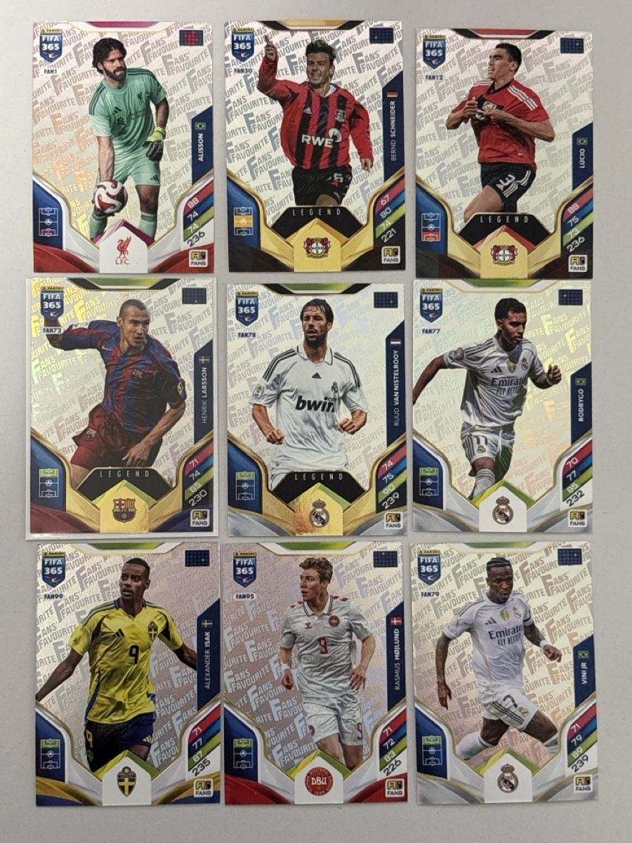 Panini Carte collezionabili: Panini 365 - Fan Favorite - 9 Stk – Nuovo (secondo la descrizione) da Oberbuchsiten venduto da Bananefrappe93