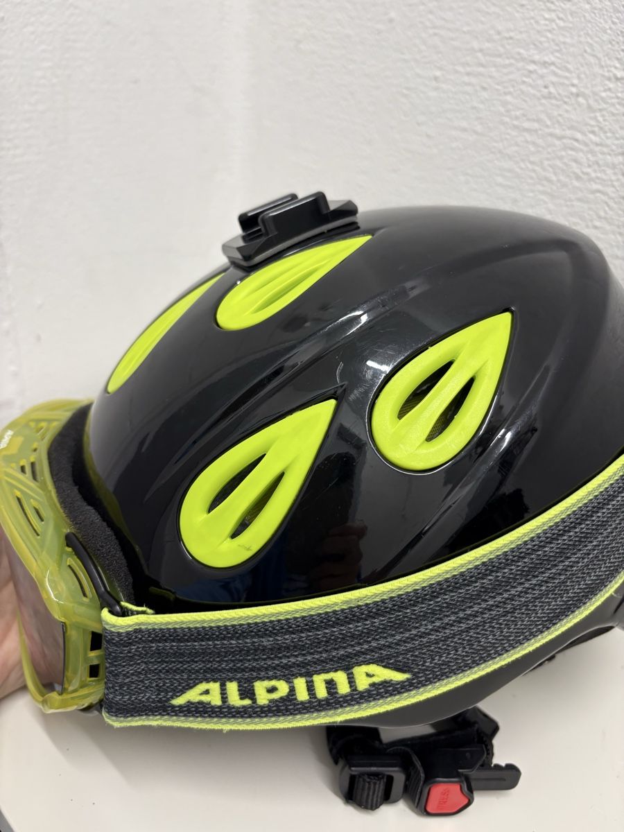 Helme: Skihelm Alpina mit Skibrille – Gebraucht aus Zug von Amedea36 8
