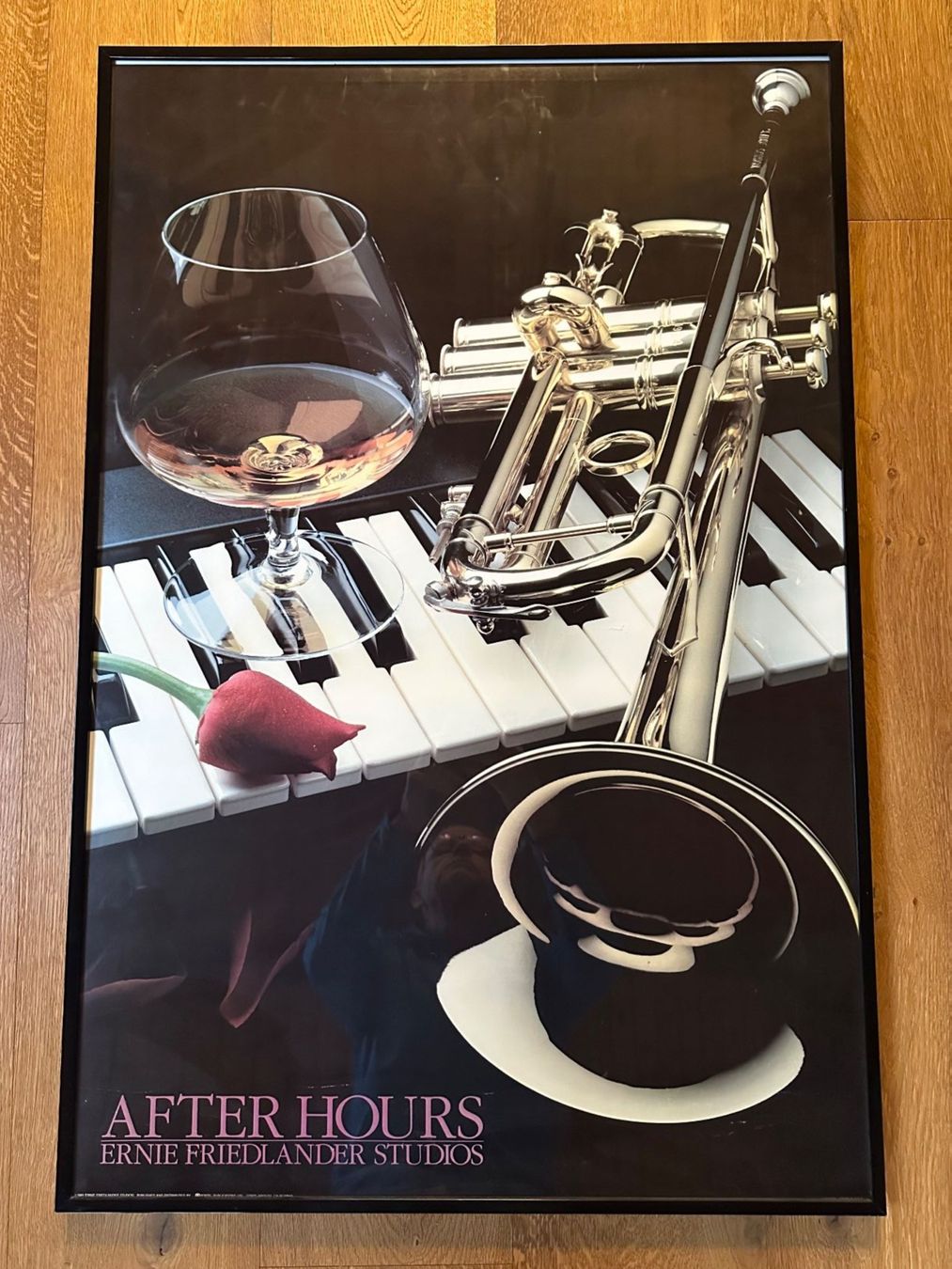 Poster & Bilder: After Hours Ernie Friedlander Studio Poster mit Rahmen – Gebraucht aus Stallikon von Rsiri