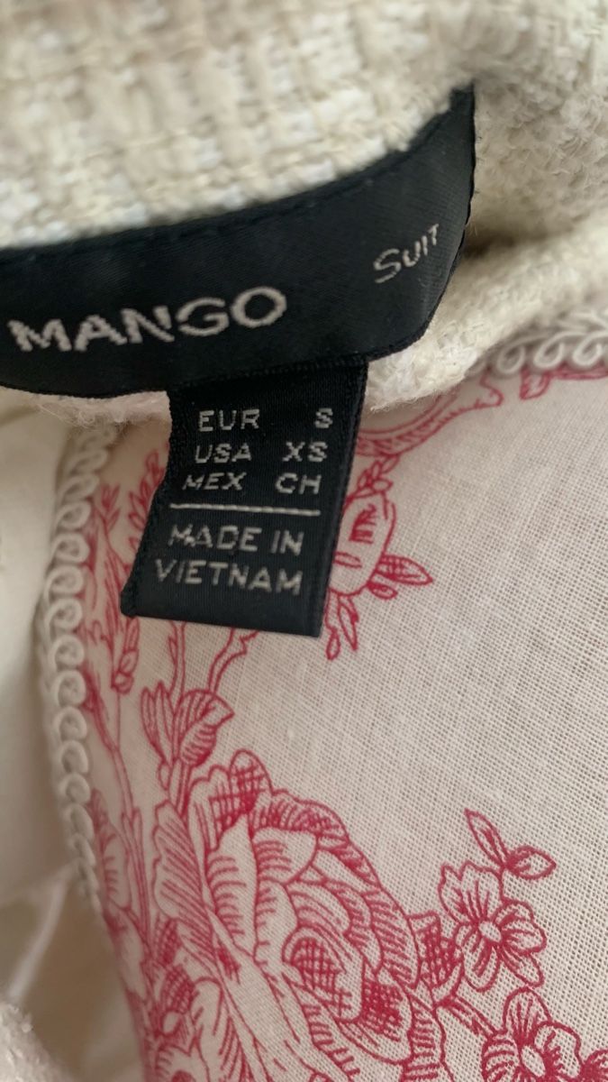 Mango Giacche: MANGO ecru tweed jacket XS/34 – Usato da Zürich venduto da Angela_Fashion_Lover 6