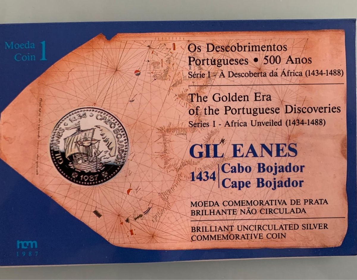 Tutti le monete: PORTUGAL 100 Escudos "Gil Eanes" 1987 SILBER – Nuovo e nell'imballaggio originale da Brügg BE venduto da mcakinho 3
