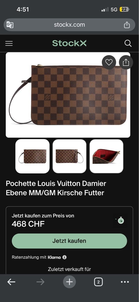 Louis Vuitton Sacs femmes: Louis Vuitton Pochette – D'occasion à Ebmatingen par Christopher123 5