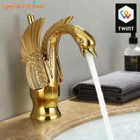 Robinet Cygne Doré Luxe - Neuf, Jamais Installé! Élégance