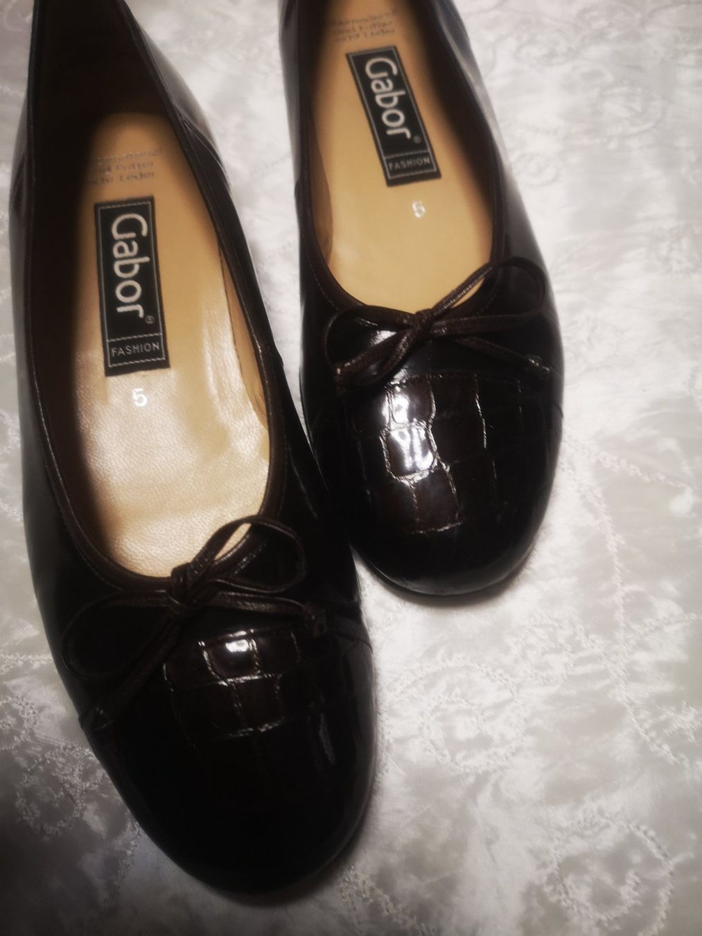 Gabor Scarpe da donna: Gabor Ballerinas aus Lackleder – Nuovo (secondo la descrizione) da Derendingen venduto da silverstone1961 7
