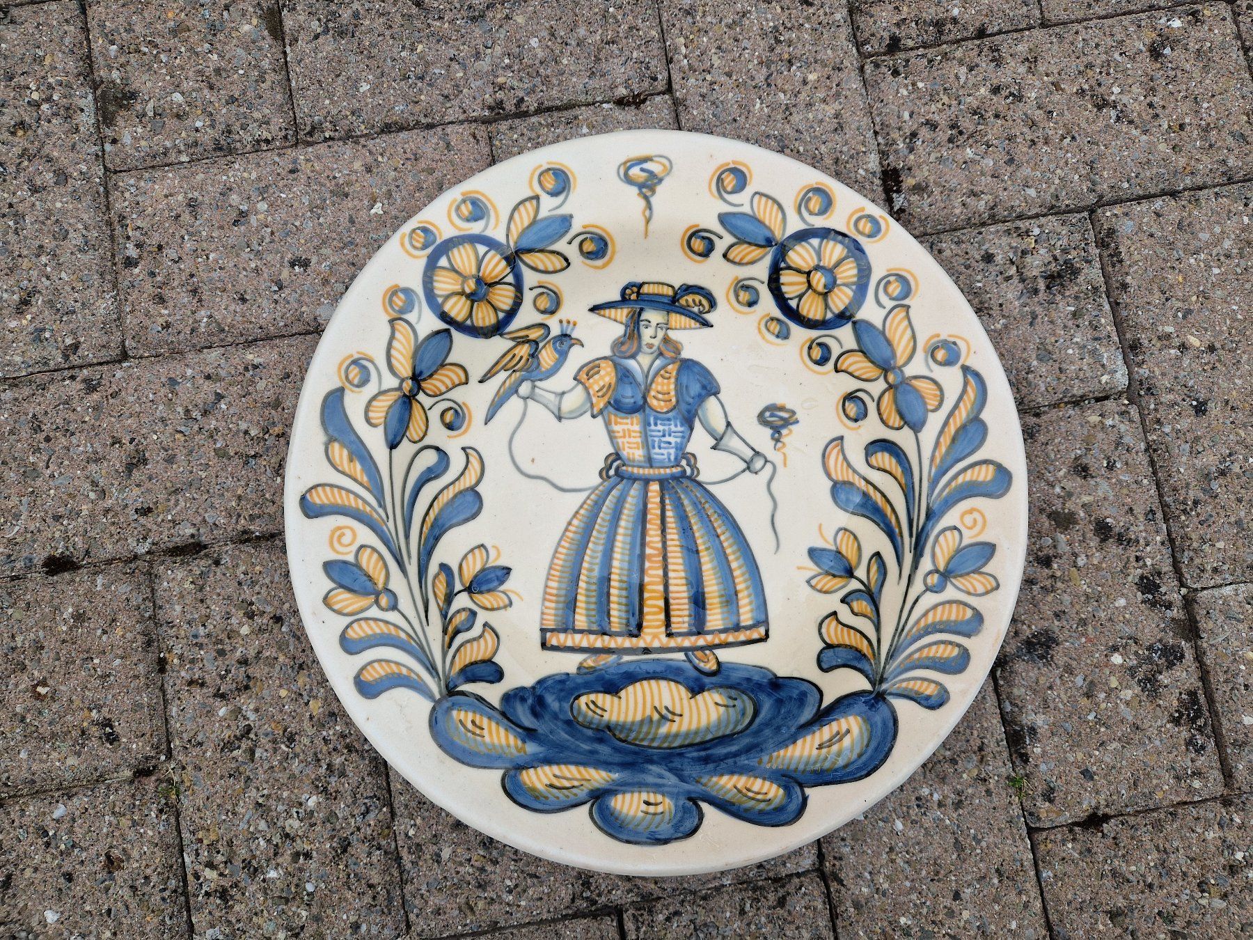 Servierplatten: Teller Wandplatte Chacon Talavera Spanien – Gebraucht aus Seedorf BE von Stibutz