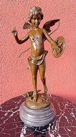 Amor Bronze Skulptur Engel, Bronze Garanti Paris J.B. Depose