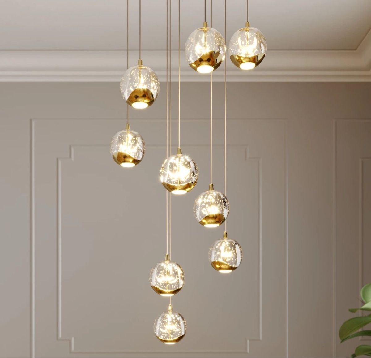 Lampade: Lucande Suspension LED Hayley – Nuovo e nell'imballaggio originale da Troinex venduto da Nono1331