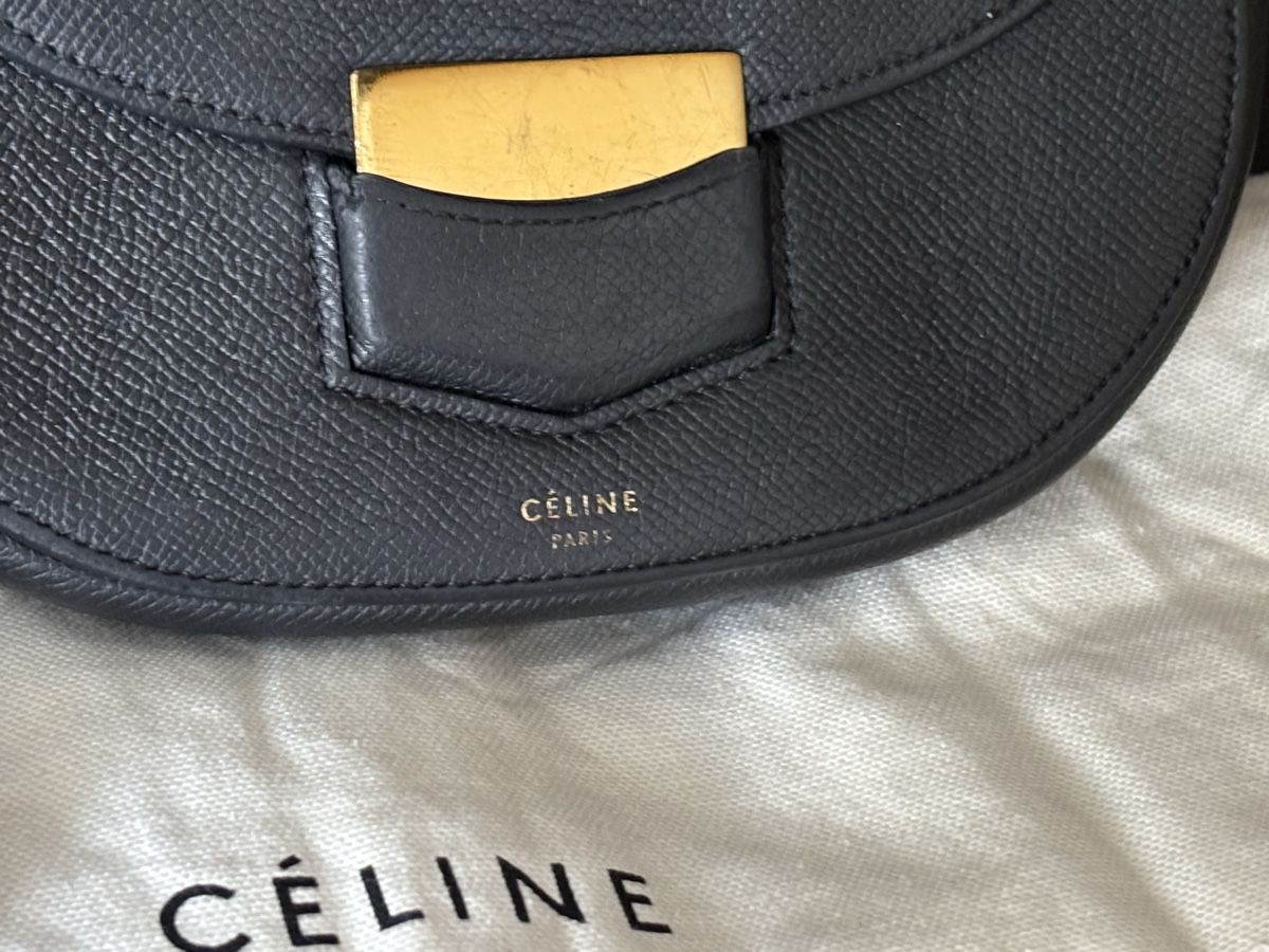 Celine Taschen für Damen: CELINE Trotteur Bag - Small, Black Leather, Excellent! (54) – Gebraucht aus St. Gallen von Atelier.W.Maison 4