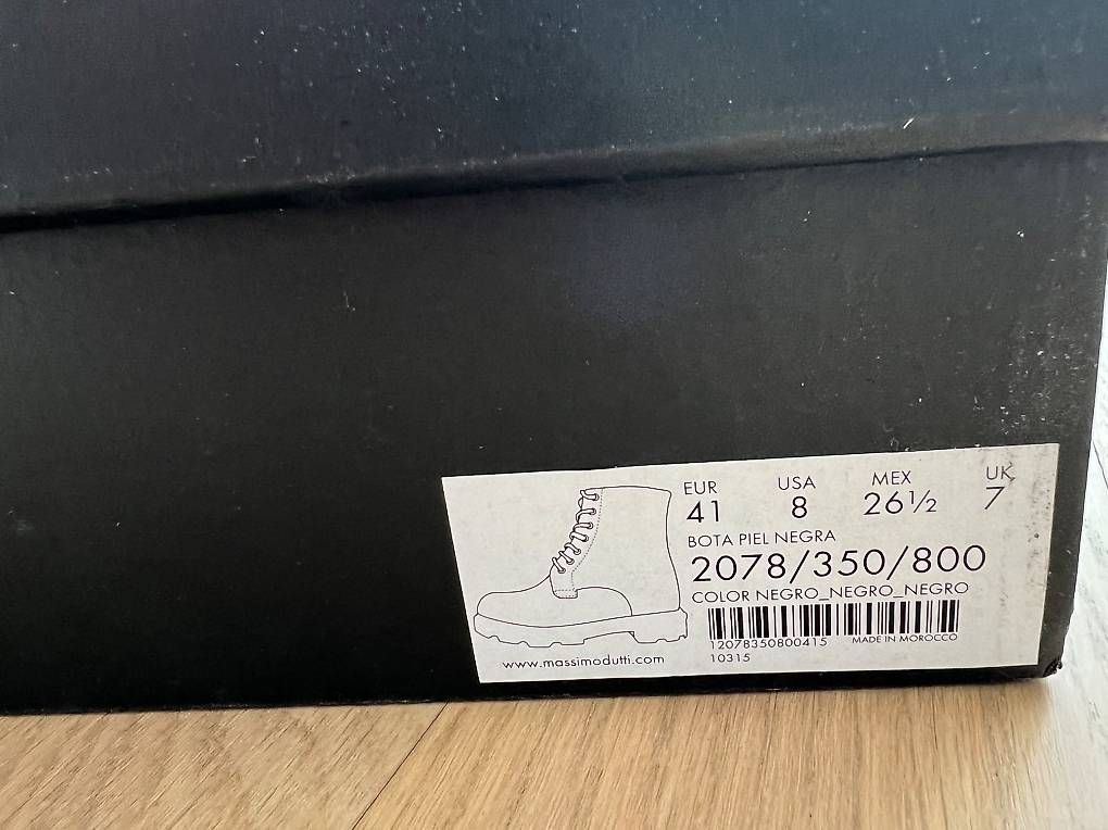 Massimo Dutti Scarpe da uomo: Neue Echtleder Boots Massimo Dutti Grösse EU 41 – Usato da Zürich venduto da kn4 3