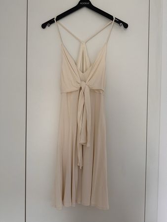 Mango dress beige size S short dress good condition